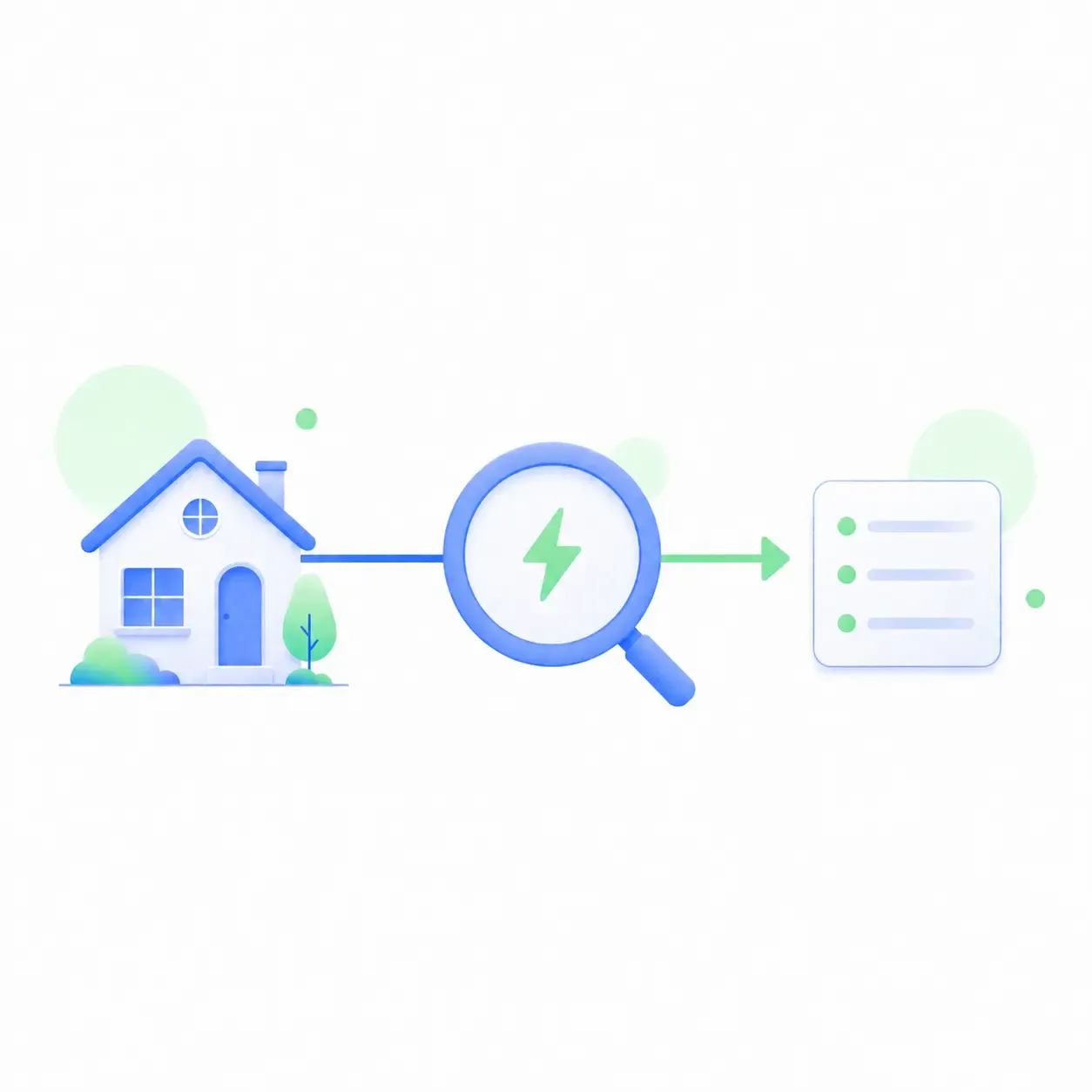 An illustration of a residential IP doing a search online